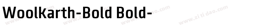 Woolkarth-Bold Bold字体转换